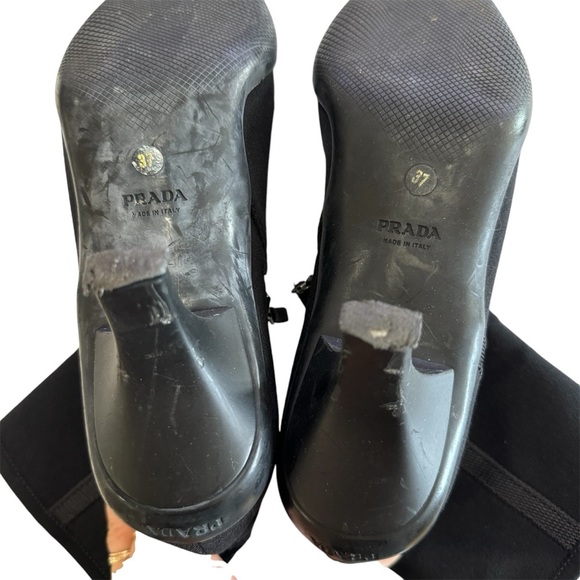 Prada nylon rubber ankle boots EUC - Picture 5 of 13